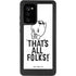 Looney Tunes Porky Thats All Folks Grid Galaxy Note20 5G Waterproof Case