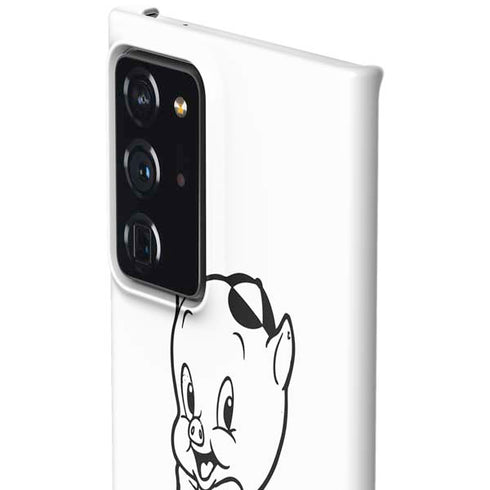 Looney Tunes Porky Thats All Folks Grid Galaxy Note20 Ultra 5G Lite Case