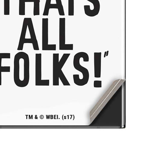 Looney Tunes Porky Thats All Folks Grid Galaxy Note20 Ultra 5G Skin