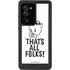 Looney Tunes Porky Thats All Folks Grid Galaxy Note20 Ultra 5G Waterproof Case