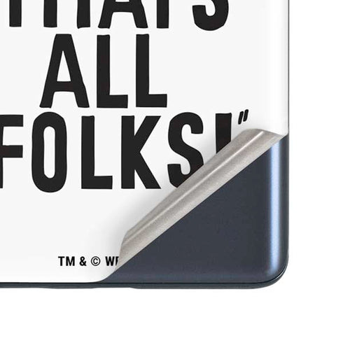 Looney Tunes Porky Thats All Folks Grid Galaxy S20 Fan Edition Skin