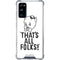 Looney Tunes Porky Thats All Folks Grid Galaxy S20 FE Clear Case