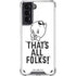 Looney Tunes Porky Thats All Folks Grid Galaxy S21 5G Clear Case
