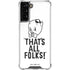 Looney Tunes Porky Thats All Folks Grid Galaxy S21 FE Clear Case