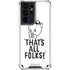 Looney Tunes Porky Thats All Folks Grid Galaxy S21 Ultra 5G Clear Case