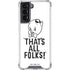 Looney Tunes Porky Thats All Folks Grid Galaxy S22 Clear Case