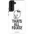 Looney Tunes Porky Thats All Folks Grid Galaxy S22 Plus Pro Case