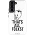 Looney Tunes Porky Thats All Folks Grid Galaxy S22 Pro Case