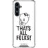 Looney Tunes Porky Thats All Folks Grid Galaxy S23 FE Clear Case