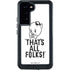 Looney Tunes Porky Thats All Folks Grid Galaxy S23 Plus Waterproof Case