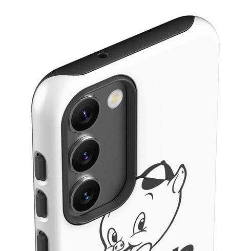 Looney Tunes Porky Thats All Folks Grid Galaxy S23 Pro Case