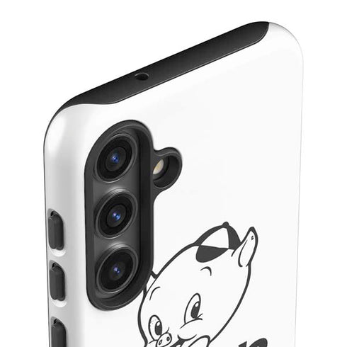 Looney Tunes Porky Thats All Folks Grid Galaxy S24 Impact Case