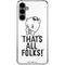 Looney Tunes Porky Thats All Folks Grid Galaxy S24 Plus Clear Case