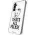 Looney Tunes Porky Thats All Folks Grid Galaxy S24 Plus Clear Case