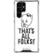 Looney Tunes Porky Thats All Folks Grid Galaxy S24 Ultra Clear Case