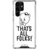 Looney Tunes Porky Thats All Folks Grid Galaxy S24 Ultra Clear Case