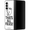 Looney Tunes Porky Thats All Folks Grid Galaxy Z Fold3 5G Skin