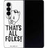 Looney Tunes Porky Thats All Folks Grid Galaxy Z Fold4 5G Skin