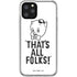 Looney Tunes Porky Thats All Folks Grid iPhone 11 Pro Clear Case
