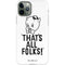 Looney Tunes Porky Thats All Folks Grid iPhone 11 Pro Lite Case