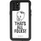 Looney Tunes Porky Thats All Folks Grid iPhone 11 Pro Waterproof Case
