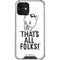 Looney Tunes Porky Thats All Folks Grid iPhone 12 Clear Case