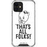 Looney Tunes Porky Thats All Folks Grid iPhone 12 Clear Case