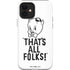 Looney Tunes Porky Thats All Folks Grid iPhone 12 Impact Case