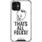 Looney Tunes Porky Thats All Folks Grid iPhone 12 Mini Clear Case