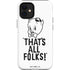 Looney Tunes Porky Thats All Folks Grid iPhone 12 Mini Impact Case