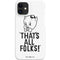 Looney Tunes Porky Thats All Folks Grid iPhone 12 Mini Lite Case