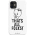 Looney Tunes Porky Thats All Folks Grid iPhone 12 Mini Lite Case