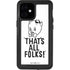 Looney Tunes Porky Thats All Folks Grid iPhone 12 Mini Waterproof Case