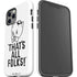 Looney Tunes Porky Thats All Folks Grid iPhone 12 Pro Impact Case