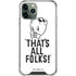 Looney Tunes Porky Thats All Folks Grid iPhone 12 Pro Max Clear Case