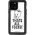 Looney Tunes Porky Thats All Folks Grid iPhone 12 Pro Max Waterproof Case