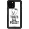 Looney Tunes Porky Thats All Folks Grid iPhone 12 Pro Waterproof Case