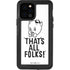 Looney Tunes Porky Thats All Folks Grid iPhone 12 Pro Waterproof Case