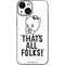 Looney Tunes Porky Thats All Folks Grid iPhone 13 Mini Skin