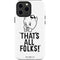 Looney Tunes Porky Thats All Folks Grid iPhone 13 Pro Max Impact Case