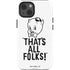 Looney Tunes Porky Thats All Folks Grid iPhone 15 Impact Case
