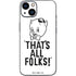 Looney Tunes Porky Thats All Folks Grid iPhone 15 Plus Skin