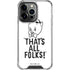 Looney Tunes Porky Thats All Folks Grid iPhone 15 Pro Clear Case