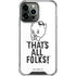 Looney Tunes Porky Thats All Folks Grid iPhone 14 Pro Max Clear Case