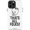 Looney Tunes Porky Thats All Folks Grid iPhone 15 Pro Max Impact Case