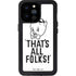 Looney Tunes Porky Thats All Folks Grid iPhone 14 Pro Max Waterproof Case