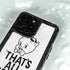 Looney Tunes Porky Thats All Folks Grid iPhone 14 Pro Max Waterproof Case