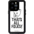 Looney Tunes Porky Thats All Folks Grid iPhone 14 Pro Waterproof Case
