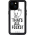 Looney Tunes Porky Thats All Folks Grid iPhone 15 Waterproof Case