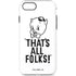 Looney Tunes Porky Thats All Folks Grid iPhone 7 Pro Case